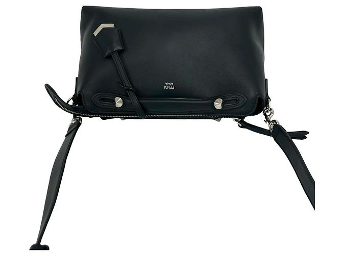 Fendi By The Way Medium Leder Schultertasche Schwarz - Ansicht 4