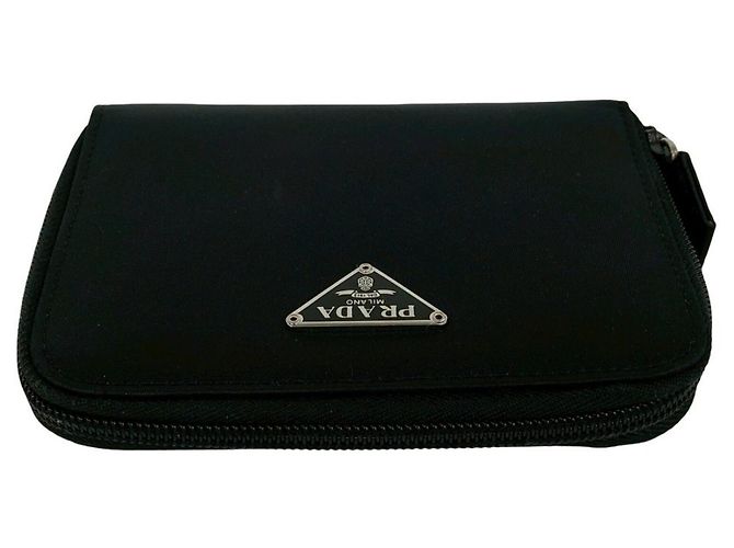 Cartera de nailon negro de dobleces Prada - vista 3