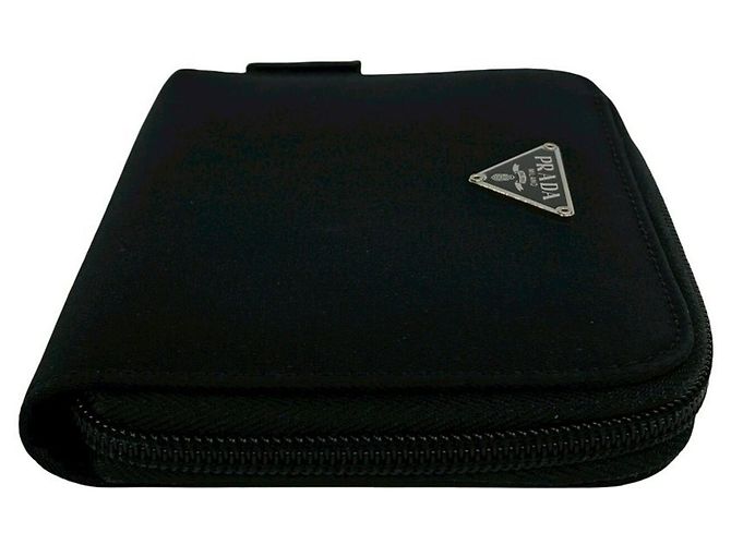 Cartera de nailon negro de dobleces Prada - vista 5