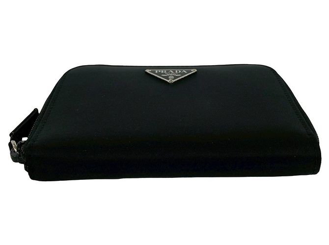 Cartera de nailon negro de dobleces Prada - vista 6