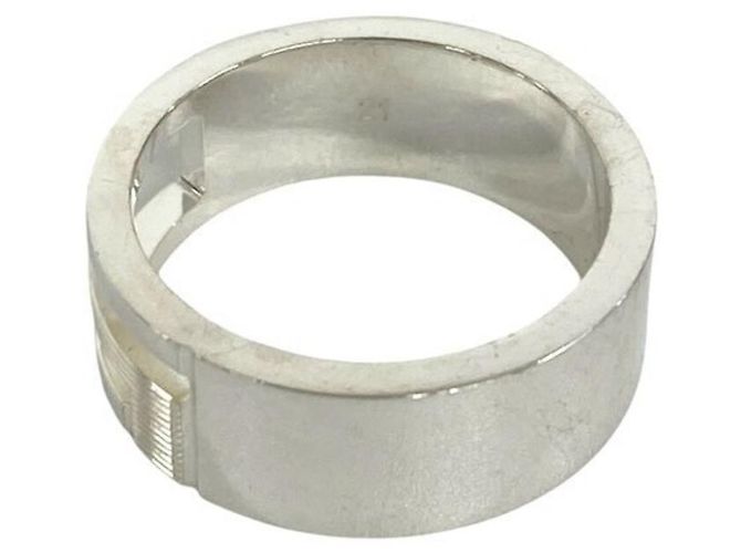 GUCCI G Logo Motif Sterling Silver Ring Silvery - view 5