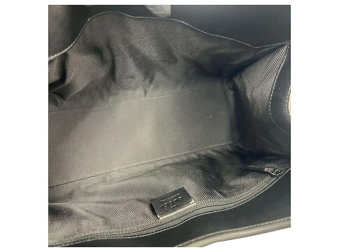 Borsa Tote GUCCI Jackie Logo Hardware GG Pattern Nero - vista 9