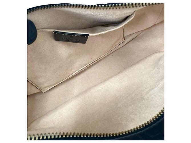Gucci GG Marmont gesteppte Leder Schultertasche Schwarz - Ansicht 9