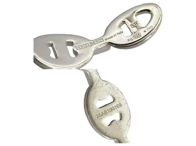 Hermès Bracciale Enchainée in Argento 925 Hermes - vista 3