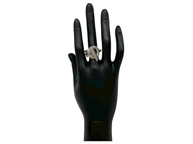 Ring Hermès Anello Croisette in argento Hermes - vista 2