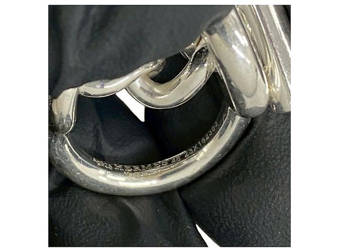 Ring Hermès Anello Croisette in argento Hermes - vista 3