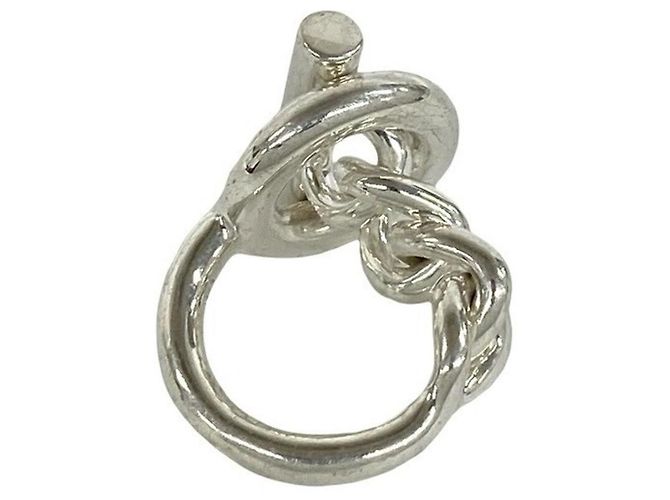 Ring Hermès Anello Croisette in argento Hermes - vista 6