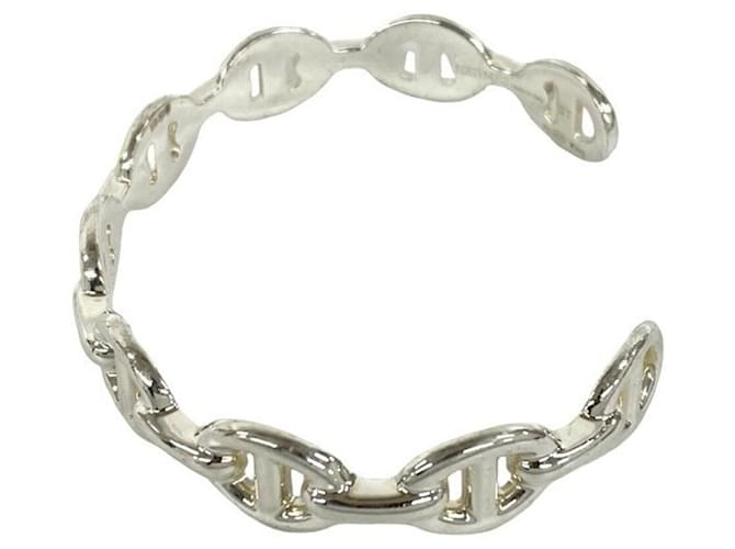Hermès Bracciale rigido Enchainée HERMES Argento - vista 4