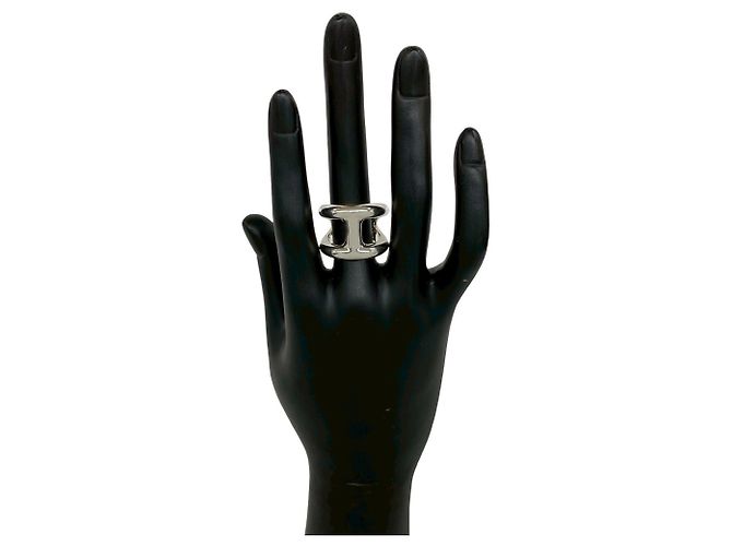 Ring Hermès Anel Osmo GM da Hermes Prata - vista 2