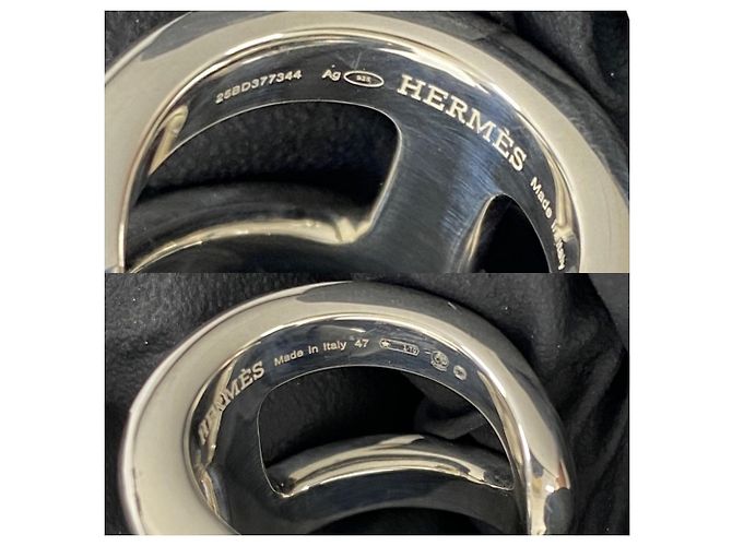 Ring Hermès Anel Osmo GM da Hermes Prata - vista 3