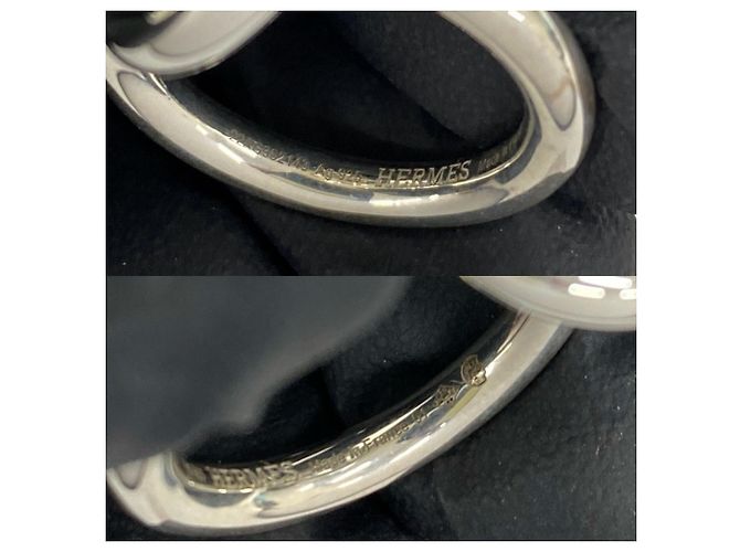 Ring Hermès Anel de banda Echappé em prata Hermes - vista 3