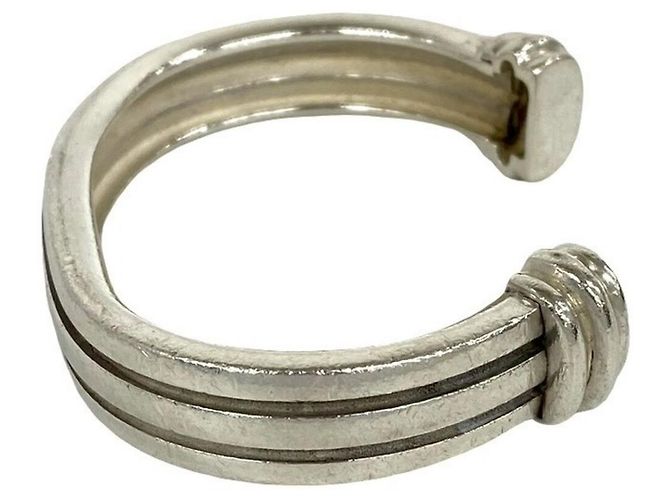 Tiffany & Co Bracciale rigido Tiffany Vintage Grooved Argento - vista 4