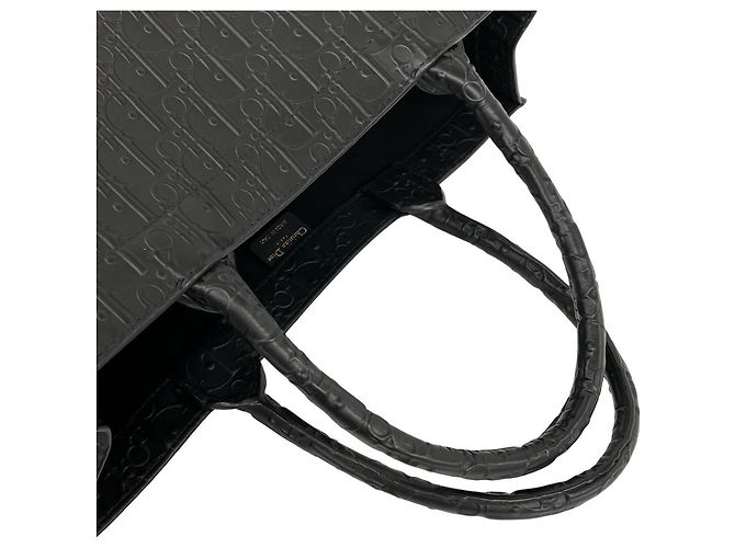Book Tote Christian Dior in pelle nera Nero - vista 4