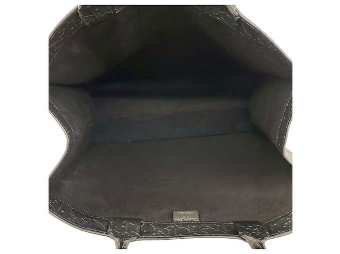 Book Tote Christian Dior in pelle nera Nero - vista 9