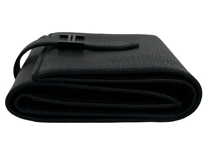 Hermès Bearn Tri-fold Wallet Schwarz - Ansicht 4