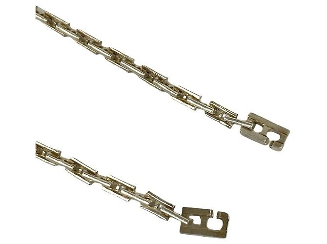 Hermès Bracciale Charm Hermes Vintage Hercules PM Argento - vista 4