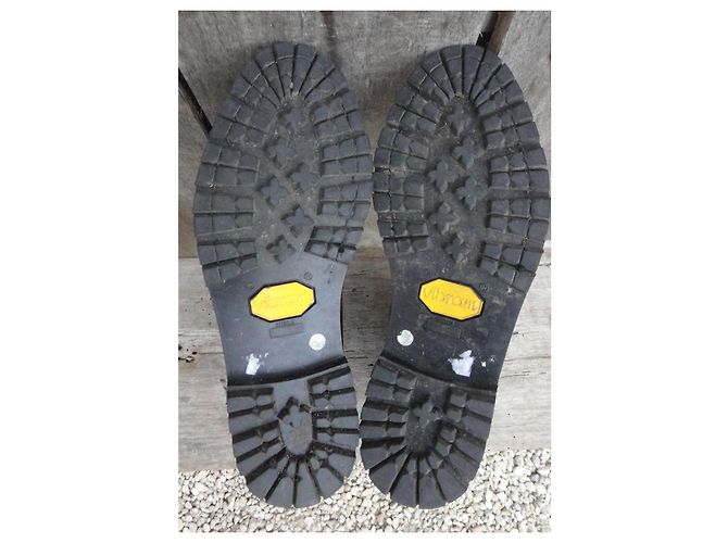 Autre Marque Botines de cuero marrón Castaño - vista 5