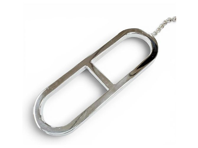 Hermès Collar HERMES Everchaine d'Ancre 925 Plata - vista 5