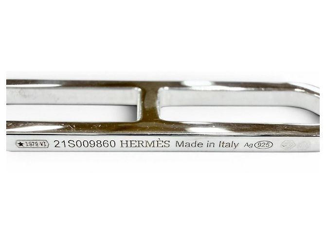 Hermès Collar HERMES Everchaine d'Ancre 925 Plata - vista 7