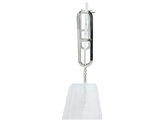 Hermès Orecchini Hermes Everchaine d'Ancre in argento sterling 925 - vista 2