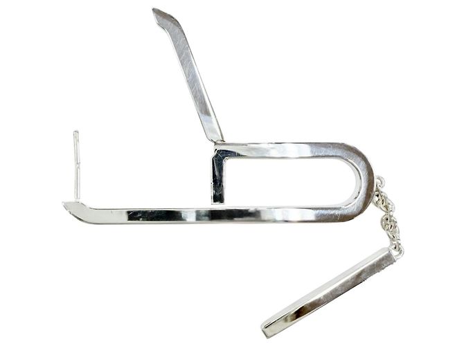 Hermès Orecchini Hermes Everchaine d'Ancre in argento sterling 925 - vista 6