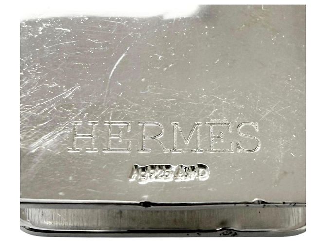 Hermès Hermes AG925 Evelyne Logo Bill Clip Argento - vista 6