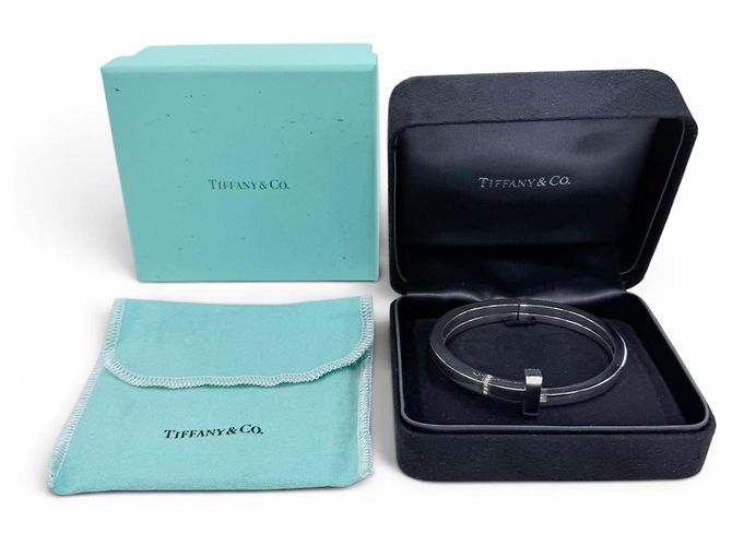 Tiffany & Co Tiffany T Square Wrap Armreif Silber - Ansicht 2