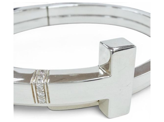 Tiffany & Co Tiffany T Square Wrap Armreif Silber - Ansicht 7