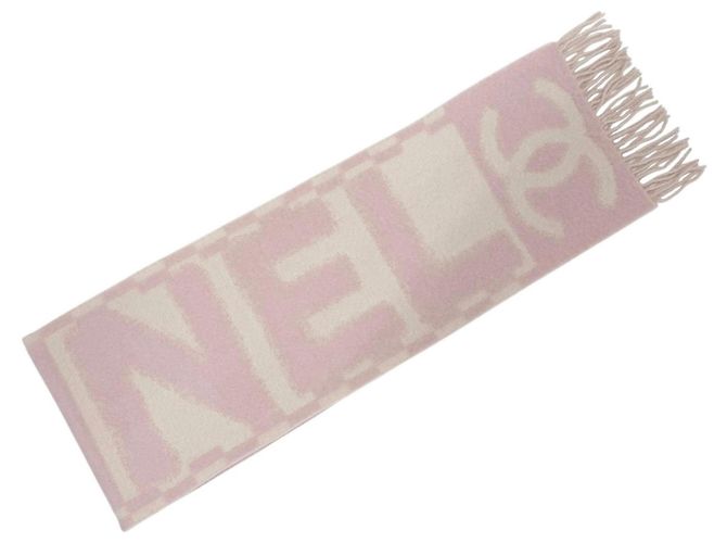 Stola in cashmere e seta rosa Chanel - vista 5