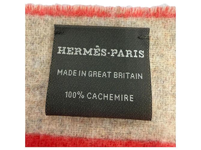 Hermès Stola Hermes Love Story Rosso Beige - vista 10