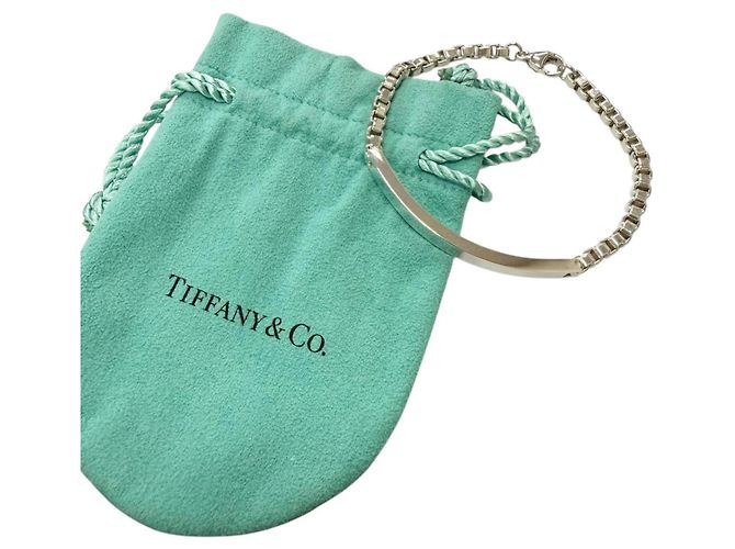 Tiffany & Co Bracciale ID a maglie veneziane Tiffany&Co. Argento - vista 2