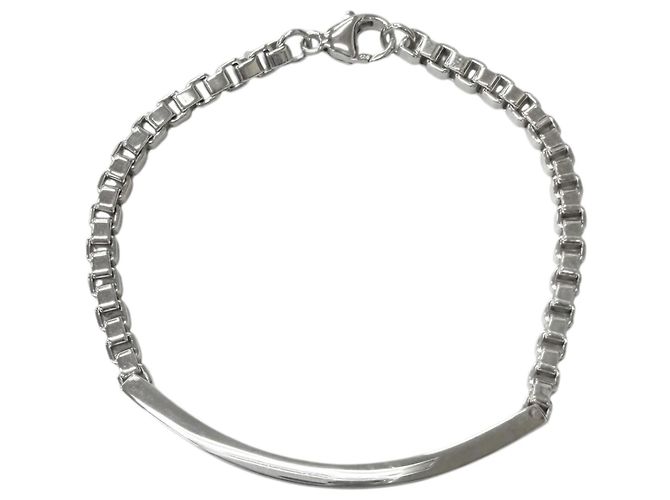Tiffany & Co Bracciale ID a maglie veneziane Tiffany&Co. Argento - vista 3