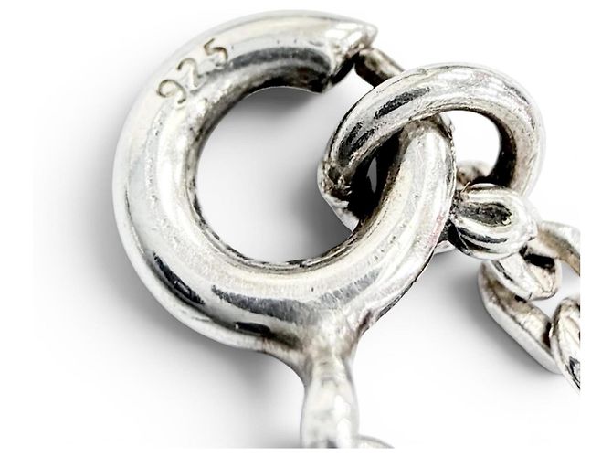 Hermès Pendente collana Sellier 925 Hermes Argento D'oro - vista 5