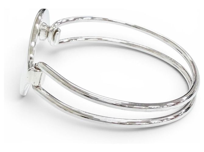 Tiffany & Co Bracciale Rigido Tiffany Vintage Oval ID Argento - vista 3