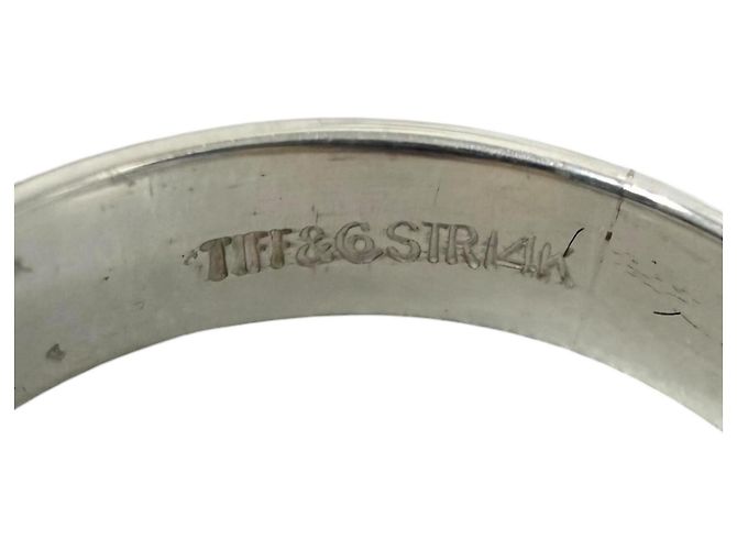 Tiffany & Co Tiffany Vintage SV925 14K Combination Stacking-Ring Rubin Silber Golden - Ansicht 6