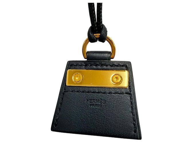 Hermès Monpetit Kelly PM Lederhalskette Schwarz - Ansicht 6