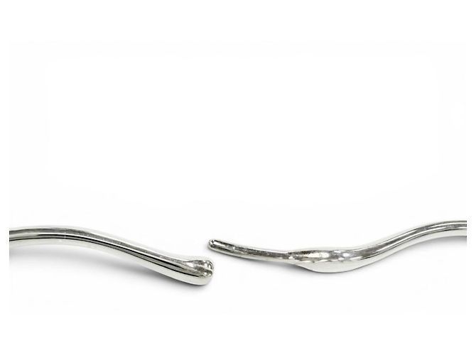 Orecchini a cerchio Elsa Peretti Open Heart Large di Tiffany & Co. Argento - vista 7