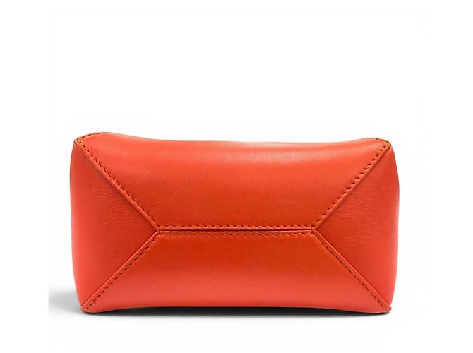 Mini borsa tote pieghevole Loewe Puzzle Rosso - vista 4