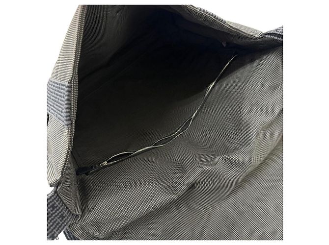 Hermès Borsa a tracolla Hermes Herline Bassas MM Sellier Button Flap Grigio antracite - vista 7