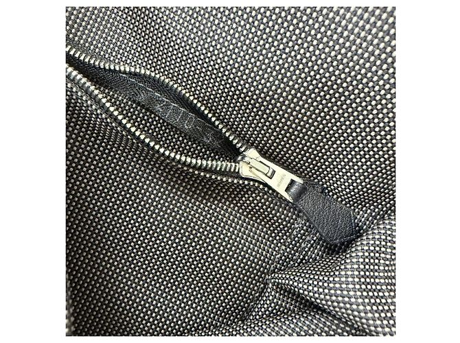 Hermès Borsa a tracolla Hermes Herline Bassas MM Sellier Button Flap Grigio antracite - vista 9