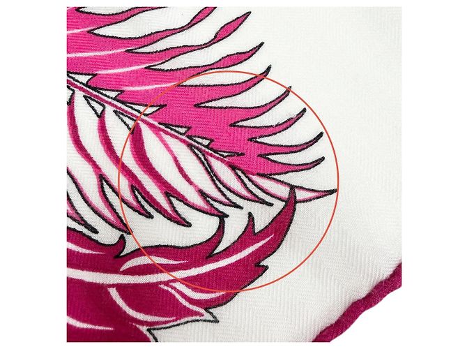 Hermès Hermes Mythiques Phoenix Kaschmir-Seiden-Schal Pink - Ansicht 10