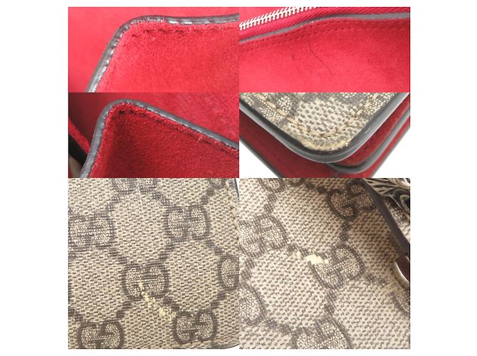 Borsa a tracolla Dionysus da donna Gucci Rosso Beige - vista 10