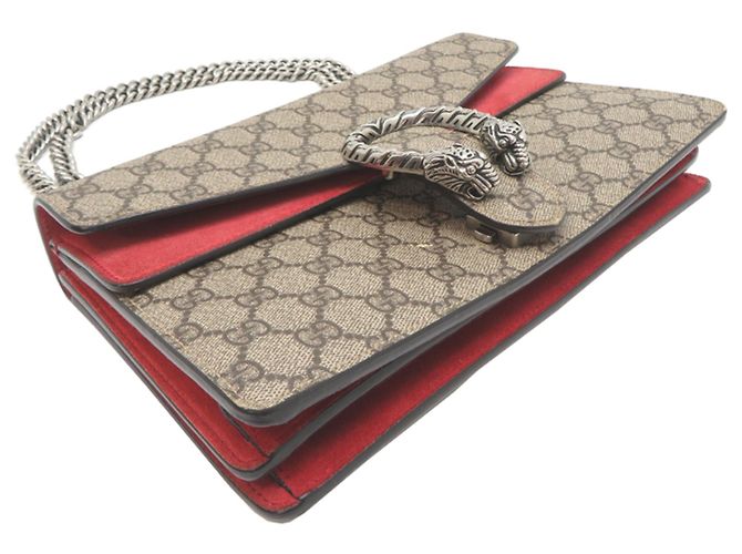 Borsa a tracolla Dionysus da donna Gucci Rosso Beige - vista 3