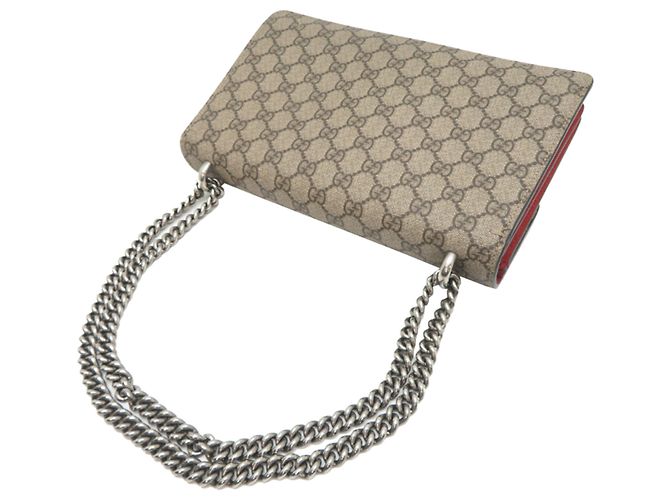 Borsa a tracolla Dionysus da donna Gucci Rosso Beige - vista 4