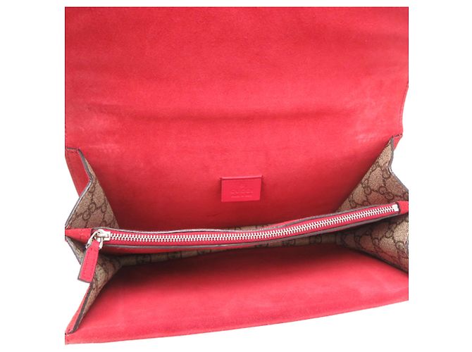 Borsa a tracolla Dionysus da donna Gucci Rosso Beige - vista 6