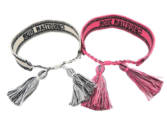 Bracciale J'ADIOR Christian Dior Rosa Bianco - vista 2