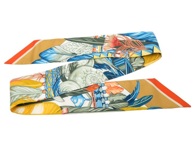 Hermès Hermes Twilly DANSE PACIFIQUE Damenschal Mehrfarben - Ansicht 3