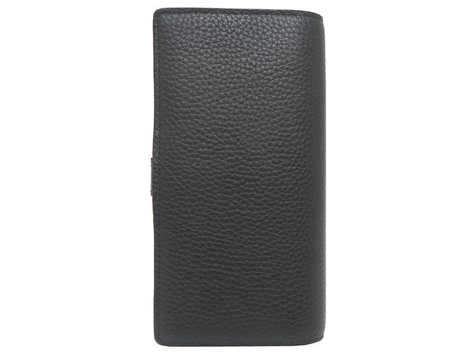 Cartera larga para mujer Louis Vuitton Taurillon Vertical Negro - vista 2