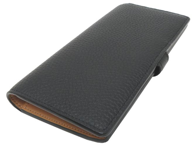 Cartera larga para mujer Louis Vuitton Taurillon Vertical Negro - vista 4