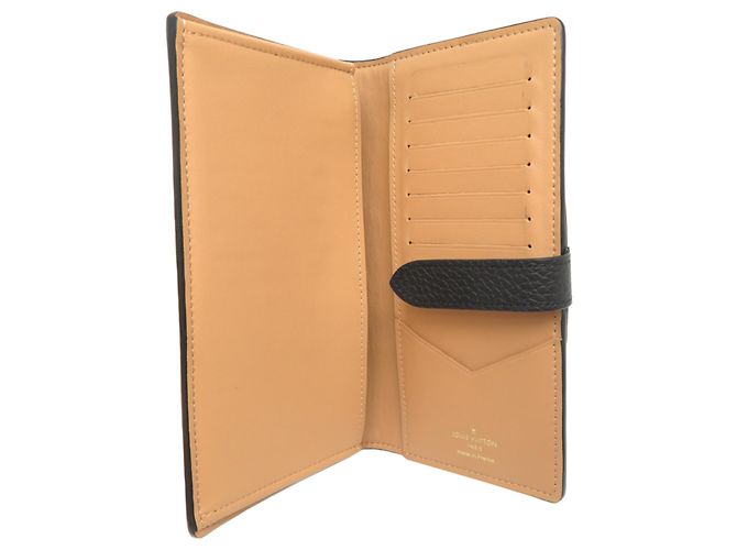 Cartera larga para mujer Louis Vuitton Taurillon Vertical Negro - vista 5